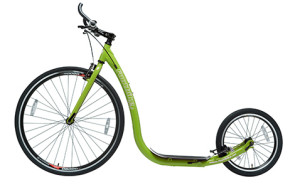 Footbike track green De snelste step voor wedstrijden