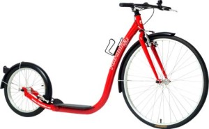 footbike express rood Voordeliger dan een tweedehands step