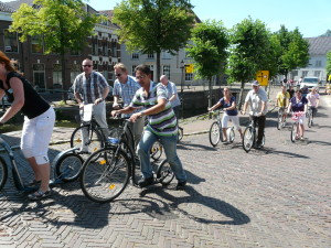 bedrijfsuitje op de step